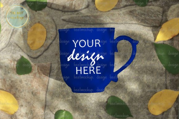 Download Reflex Blue Fall Coffee Mug Mockup - Blue fall Collection
